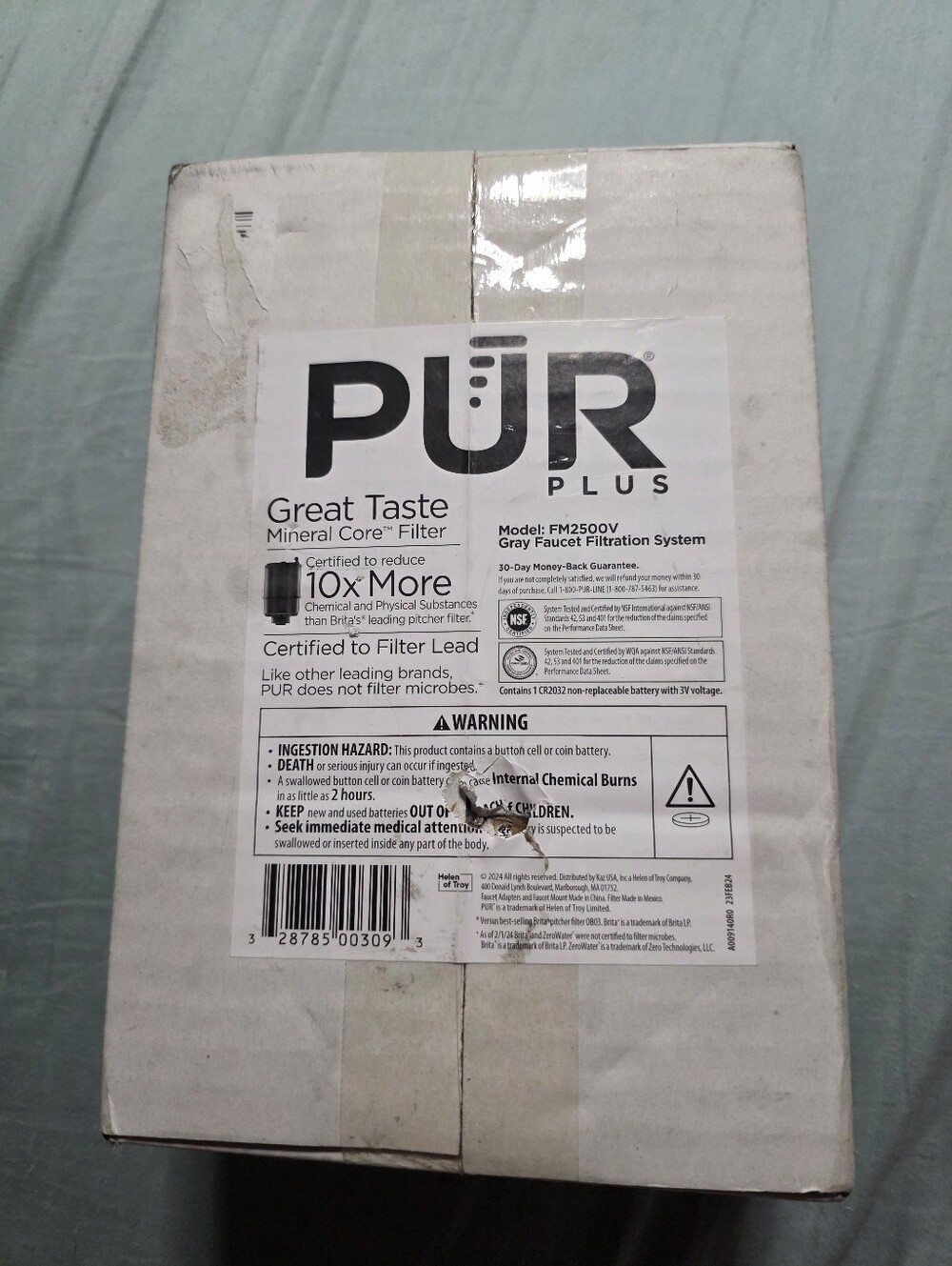 PUR PLUS FM2500V Gray Faucet Filtration System